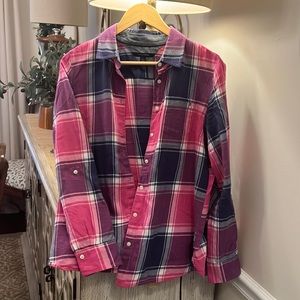 Tommy Hilfiger pink flannel